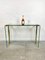 Mid-Century Modern Glass & Brass Console Table by Gallotti & Radice, Italy, 1970s 7