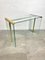 Mid-Century Modern Glas & Messing Konsolentisch von Gallotti & Radice, Italien, 1970er 3