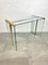 Mid-Century Modern Glass & Brass Console Table by Gallotti & Radice, Italy, 1970s 3