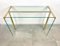 Mid-Century Modern Glas & Messing Konsolentisch von Gallotti & Radice, Italien, 1970er 4