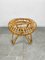 Mid-Century Modern Rattan & Bamboo Stool, Italy, 1960s 4