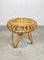 Tabouret Mid-Century en Rotin et Bambou, Italie, 1960s 5