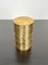 Brass Cylindric Table Clock by Ferdinando Loffredo, Italy, 1970s 5