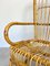 Bamboo Wicker Rocking Chair, Italy, 1960s 10