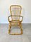 Bamboo Wicker Rocking Chair, Italy, 1960s 8