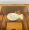 Cenicero en forma de pez de mármol travertino de Fratelli Mannelli, Italy, años 70, Imagen 5