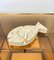 Cenicero en forma de pez de mármol travertino de Fratelli Mannelli, Italy, años 70, Imagen 4