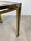 Italian Coffee Side Table in Chrome, Glass, Acrylic Glass & Brass by Romeo Rega, 1970s 9