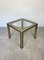 Italian Coffee Side Table in Chrome, Glass, Acrylic Glass & Brass by Romeo Rega, 1970s, Image 7