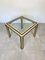 Italian Coffee Side Table in Chrome, Glass, Acrylic Glass & Brass by Romeo Rega, 1970s, Image 3