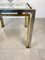 Italian Coffee Side Table in Chrome, Glass, Acrylic Glass & Brass by Romeo Rega, 1970s 8