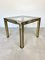 Italian Coffee Side Table in Chrome, Glass, Acrylic Glass & Brass by Romeo Rega, 1970s 4