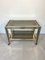 Cart Table in Chrome, Lucite and Brass by Romeo Rega, Italy, 1970s 4