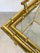 Brass Faux Bamboo Effect & Glass Serving Bar Cart, Italy, 1960s, Image 15