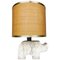 Travertine Rhinoceros Table Lamp from Fratelli Mannelli, Italy, 1970s, Image 1