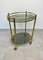 Faux Bamboo Brass & Smoked Glass Bar Cart, Italy, 1960s 3