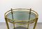 Faux Bamboo Brass & Smoked Glass Bar Cart, Italy, 1960s 10