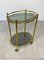 Faux Bamboo Brass & Smoked Glass Bar Cart, Italy, 1960s, Image 7