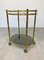 Faux Bamboo Brass & Smoked Glass Bar Cart, Italy, 1960s 9