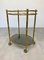Faux Bamboo Brass & Smoked Glass Bar Cart, Italy, 1960s, Image 9