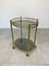 Faux Bamboo Brass & Smoked Glass Bar Cart, Italy, 1960s, Image 4