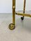 Faux Bamboo Brass & Smoked Glass Bar Cart, Italy, 1960s 12