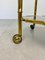 Faux Bamboo Brass & Smoked Glass Bar Cart, Italy, 1960s, Image 12