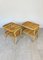 Bamboo & Rattan Nightstand Side Table, Italy, 1970s, Set of 2 6
