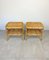 Bamboo & Rattan Nightstand Side Table, Italy, 1970s, Set of 2 4
