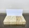Travertine Letter Holder Paperweight from Fratelli Mannelli, Italy, 1970s 6