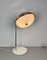 Lámpara de mesa ajustable de cromo y vidrio acrílico de Reggiani, Italy, años 70, Imagen 4