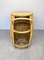 Bamboo Rattan Barrel Bar Cart Cabinet, Italy, 1960s 7