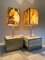 Tavolino in alabastro con lampada di Tommaso Barbi, Italia, anni '70, set di 2, Immagine 11
