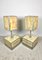 Alabaster Side Table & Lamp by Tommaso Barbi, Italy, 1970s, Set of 2 7