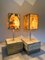 Tavolino in alabastro con lampada di Tommaso Barbi, Italia, anni '70, set di 2, Immagine 10
