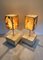 Alabaster Side Table & Lamp by Tommaso Barbi, Italy, 1970s, Set of 2 4