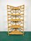 Bamboo & Rattan Corner Cupboard Bookcase from Vivai Del Sud, Italy, 1970s, Image 2