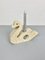 Candelabro en forma de cisne de travertino de Fratelli Mannelli, Italy, años 70, Imagen 4