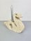 Candelabro en forma de cisne de travertino de Fratelli Mannelli, Italy, años 70, Imagen 3