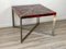 Tortoiseshell Acrylic & Steel Table, Italy, 1970s 6