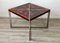 Tortoiseshell Acrylic & Steel Table, Italy, 1970s, Image 5