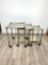 Silvered Brass & Faux Bamboo Nesting Bar Cart from Maison Baguès, France, 1960s, Set of 3 5