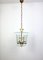 Glass & Brass Lantern by Pietro Chiesa for Fontana Arte, Italy, 1950s 2