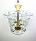 Glass & Brass Lantern by Pietro Chiesa for Fontana Arte, Italy, 1950s 8