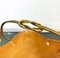 Walnut Wood & Brass Bowl Basket Centrepiece by Aldo Tura for Macabo, Italy, 1950s 13