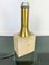 Travertine Base & Brass Table Lamp from Fratelli Mannelli, Italy, 1970s 13