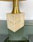 Travertine Base & Brass Table Lamp from Fratelli Mannelli, Italy, 1970s 7