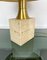 Travertine Base & Brass Table Lamp from Fratelli Mannelli, Italy, 1970s, Image 7
