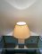 Lámpara de mesa con base de travertino y latón de Fratelli Mannelli, Italy, años 70, Imagen 12