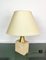 Travertine Base & Brass Table Lamp from Fratelli Mannelli, Italy, 1970s 10